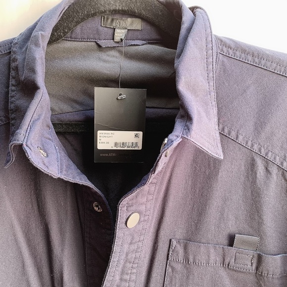 ATM Men’s Navy Canvas Utility Jacket - Picture 2 of 4